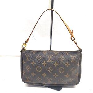 Authentic Louis Vuitton Pochette Accessories Monogram Shoulder Bag mn553-021626